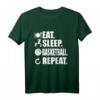 Eat Sleep Basketball T-Shirt – Perfektes Geschenk für Basketballspieler, Fans & Trainer für Weihnachten & Geburtstag