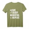 Eat Sleep Basketball T-Shirt – Perfektes Geschenk für Basketballspieler, Fans & Trainer für Weihnachten & Geburtstag