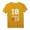 18 Jahre altes Basketball-Geschenk zum 18. Geburtstag T-Shirt – Cooles Geburtstagsdesign für Jungen Basketballfans