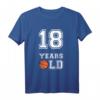 18 Jahre altes Basketball-Geschenk zum 18. Geburtstag T-Shirt – Cooles Geburtstagsdesign für Jungen Basketballfans