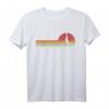 Basketball Sonnenuntergang Sunset Vintage Retro T-Shirt – Lustiges Geschenk für Basketballspieler, Trainer und Fans