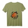 Basketball in mir Design - Lustiges Teamsport-T-Shirt mit V-Ausschnitt für Sportler, Geburtstags- und Weihnachtsgeschenk