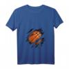 Basketball in mir Design - Lustiges Teamsport-T-Shirt mit V-Ausschnitt für Sportler, Geburtstags- und Weihnachtsgeschenk