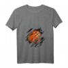 Basketball in mir Design - Lustiges Teamsport-T-Shirt mit V-Ausschnitt für Sportler, Geburtstags- und Weihnachtsgeschenk
