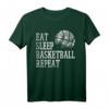 Eat Sleep Basketball Repeat T-Shirt für Männer, Frauen & Kids – Perfektes Geschenk für Basketballfans, Spieler & Trainer