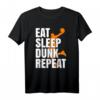 Eat Sleep Basketball T-Shirt für Basketballspieler & Fans – Cooles Geschenk für Geburtstage, Weihnachten & Feiertage mit Dunk & Korbwurf Motiv
