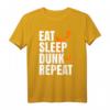 Eat Sleep Basketball T-Shirt für Basketballspieler & Fans – Cooles Geschenk für Geburtstage, Weihnachten & Feiertage mit Dunk & Korbwurf Motiv