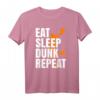 Eat Sleep Basketball T-Shirt für Basketballspieler & Fans – Cooles Geschenk für Geburtstage, Weihnachten & Feiertage mit Dunk & Korbwurf Motiv