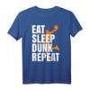 Eat Sleep Basketball T-Shirt für Basketballspieler & Fans – Cooles Geschenk für Geburtstage, Weihnachten & Feiertage mit Dunk & Korbwurf Motiv