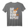 Eat Sleep Basketball T-Shirt für Basketballspieler & Fans – Cooles Geschenk für Geburtstage, Weihnachten & Feiertage mit Dunk & Korbwurf Motiv