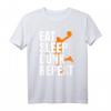 Eat Sleep Basketball T-Shirt für Basketballspieler & Fans – Cooles Geschenk für Geburtstage, Weihnachten & Feiertage mit Dunk & Korbwurf Motiv
