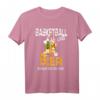 Basketball und Bier darum bin ich hier Trikot Korbball T-Shirt – Lustiges Geschenk für Basketballspieler, Trainer & Fans