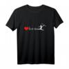 Taktstocktwirler Majorette Baton Twirling Turner Herzschlag T-Shirt – Perfektes Geschenk für Twirling Fans, Familie & Freunde zu Weihnachten, Geburtstag & besonderen Anlässen