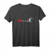 Taktstocktwirler Majorette Baton Twirling Turner Herzschlag T-Shirt – Perfektes Geschenk für Twirling Fans, Familie & Freunde zu Weihnachten, Geburtstag & besonderen Anlässen