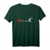 Taktstocktwirler Majorette Baton Twirling Turner Herzschlag T-Shirt – Perfektes Geschenk für Twirling Fans, Familie & Freunde zu Weihnachten, Geburtstag & besonderen Anlässen