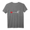 Taktstocktwirler Majorette Baton Twirling Turner Herzschlag T-Shirt – Perfektes Geschenk für Twirling Fans, Familie & Freunde zu Weihnachten, Geburtstag & besonderen Anlässen
