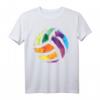 VOLLEYBALL T-Shirt | Motiv Colorsplash – Buntes Sportshirt für Volleyballfans, Trainer und Freunde