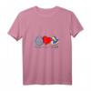 Damen Peace Love Volleyball T-Shirt mit V-Ausschnitt – Lustiges Beachvolleyball Design für Volleyballfans & Trainer