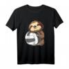 Niedliches Baby Faultier mit Volleyball T-Shirt – Perfektes Geschenk für Volleyballkinder, Teams & Trainer