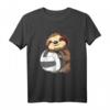 Niedliches Baby Faultier mit Volleyball T-Shirt – Perfektes Geschenk für Volleyballkinder, Teams & Trainer