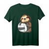 Niedliches Baby Faultier mit Volleyball T-Shirt – Perfektes Geschenk für Volleyballkinder, Teams & Trainer