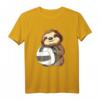 Niedliches Baby Faultier mit Volleyball T-Shirt – Perfektes Geschenk für Volleyballkinder, Teams & Trainer
