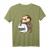 Niedliches Baby Faultier mit Volleyball T-Shirt – Perfektes Geschenk für Volleyballkinder, Teams & Trainer