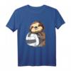 Niedliches Baby Faultier mit Volleyball T-Shirt – Perfektes Geschenk für Volleyballkinder, Teams & Trainer