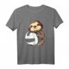 Niedliches Baby Faultier mit Volleyball T-Shirt – Perfektes Geschenk für Volleyballkinder, Teams & Trainer
