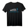 Damen Volleyball T-Shirt Beachvolleyball Evolution – Lustiges Geschenk für Frauen, Mädchen, Trainer und Volleyballfans