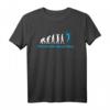 Damen Volleyball T-Shirt Beachvolleyball Evolution – Lustiges Geschenk für Frauen, Mädchen, Trainer und Volleyballfans