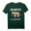Faultier Beamter auf Lebenszeit T-Shirt - Lustiges Geschenk zur Verbeamtung für Beamte, Lehrer, Polizisten und Staatsdiener