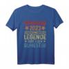 Pensionär 2023 T-Shirt - Legende geht in den Ruhestand, originelles Abschiedsgeschenk für Kollegen und Rentner