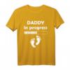 Herren Papa im Werden - Papa In Bearbeitung T-Shirt für den ersten Vatertag & frischgebackene Väter mit Spruch