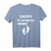 Herren Papa im Werden - Papa In Bearbeitung T-Shirt für den ersten Vatertag & frischgebackene Väter mit Spruch