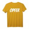 Opfer German T-Shirt - Humorvolles deutsches Geschenk mit klassischem Schnitt & doppelt genähtem Saum
