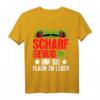 Scharf genug um sie flach zu legen Wald Förster T-Shirt – Geschenkidee für Zimmerer, Schreiner & Tischler, ideal zu Weihnachten, Geburtstag & Jubiläum