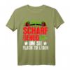 Scharf genug um sie flach zu legen Wald Förster T-Shirt – Geschenkidee für Zimmerer, Schreiner & Tischler, ideal zu Weihnachten, Geburtstag & Jubiläum