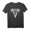 V8 Zylinder Motor Motiv Design T-Shirt für Tuning- und Autofans – Perfekt für Geburtstage & Weihnachten