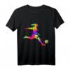 Fußball Fußballerin Mädchen Frauen Damen T-Shirt – Originelles Geschenk für junge Fußballfans, Spielerinnen und Vereinsmitglieder