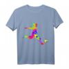 Fußball Fußballerin Mädchen Frauen Damen T-Shirt – Originelles Geschenk für junge Fußballfans, Spielerinnen und Vereinsmitglieder
