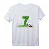 Kinder 7. Geburtstag Junge Fußball T-Shirt - Cooles Geburtstagsoutfit für kleine Fußballfans und -spieler