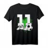 11. Geburtstag Junge - Fußball T-Shirt für 11-Jährige, Geburtstagsoutfit & Party-Kleidung für kleine Fußballfans