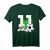 11. Geburtstag Junge - Fußball T-Shirt für 11-Jährige, Geburtstagsoutfit & Party-Kleidung für kleine Fußballfans