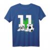 11. Geburtstag Junge - Fußball T-Shirt für 11-Jährige, Geburtstagsoutfit & Party-Kleidung für kleine Fußballfans