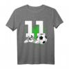 11. Geburtstag Junge - Fußball T-Shirt für 11-Jährige, Geburtstagsoutfit & Party-Kleidung für kleine Fußballfans