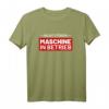 Bodybuilding Muskel Nicht stören Maschine in Betrieb T-Shirt – Lustiges Fitnessshirt für Powerlifter, Bodybuilder & Kraftsportler mit motivierendem Spruch