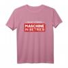 Bodybuilding Muskel Nicht stören Maschine in Betrieb T-Shirt – Lustiges Fitnessshirt für Powerlifter, Bodybuilder & Kraftsportler mit motivierendem Spruch
