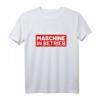 Bodybuilding Muskel Nicht stören Maschine in Betrieb T-Shirt – Lustiges Fitnessshirt für Powerlifter, Bodybuilder & Kraftsportler mit motivierendem Spruch