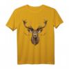 Hirsch Geweih Jäger Wandern Geschenk - Lässiges Hirschmotiv T-Shirt für Jäger, Wanderer & Naturfreunde, Vintage Look für Outdoor & Camping